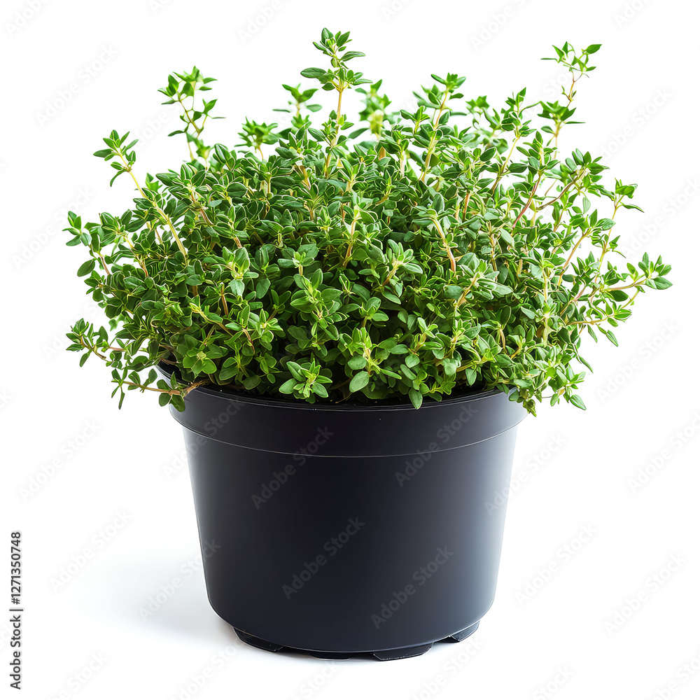 Potted Thyme: A fragrant herb for cooking and gardening Potted Thyme: A fragrant herb for cooking and gardening