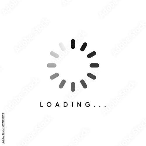 loading icon vector