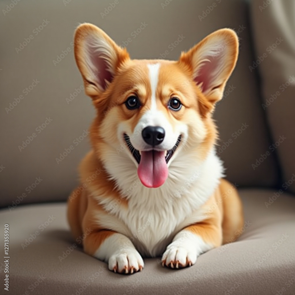 Corgi dog portrait Corgi dog portrait