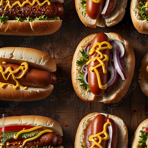 Juicy and Mouthwatering Hot Dog.