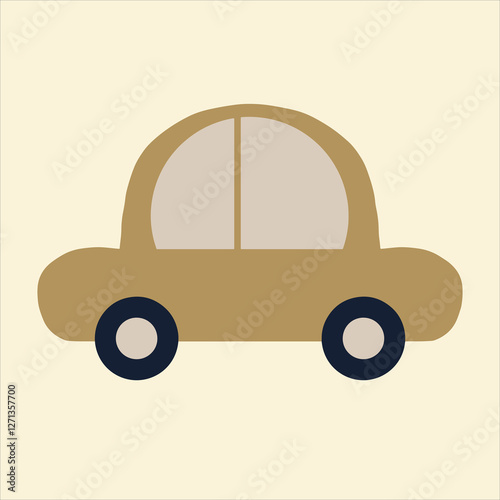 a classis car design warm theme