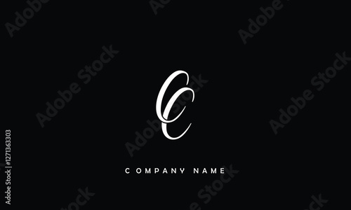 CC, CC Abstract Letters Logo Monogram