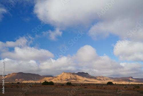 Ksar Guermassa,tipico villaggio fortificato Berbero composto da granai e abitazioni costruiti all'interno di un muro di cinta difensivo. photo