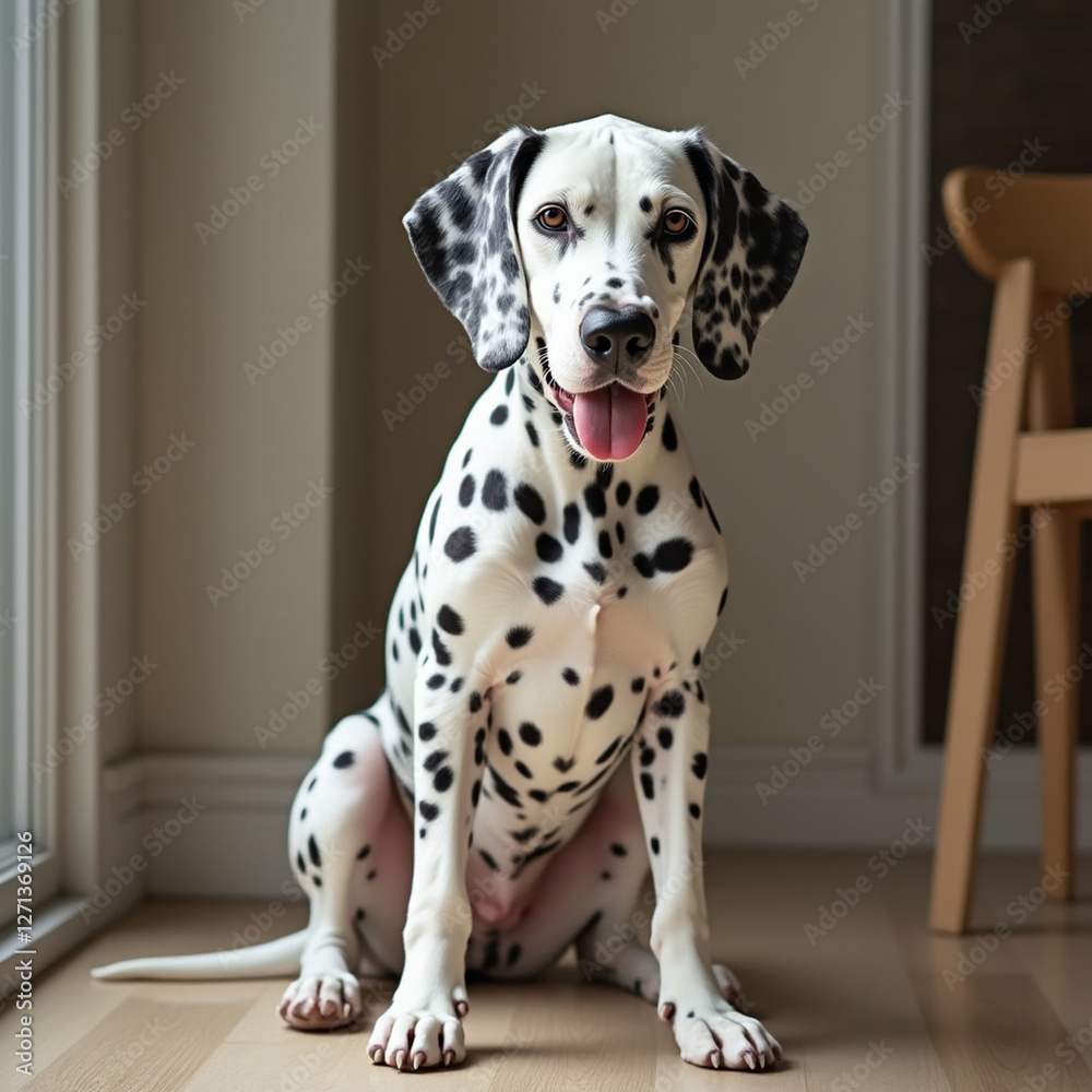 dalmatian dog portrait dalmatian dog portrait