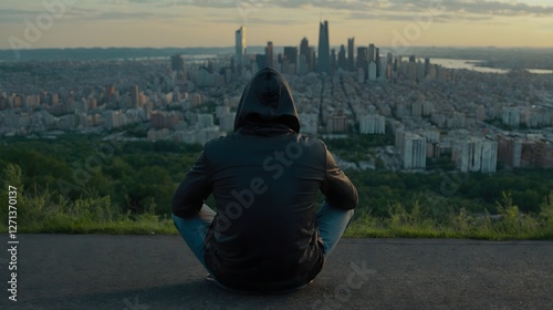 away, landscape, meditate, peace, city