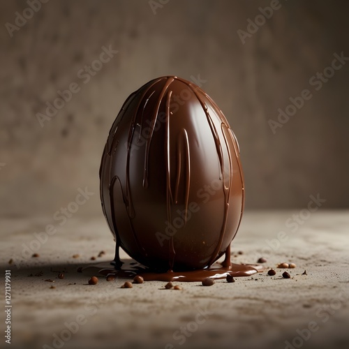 Chocolate Easter Egg: A Hyper-Realistic Masterpiece in High Definition