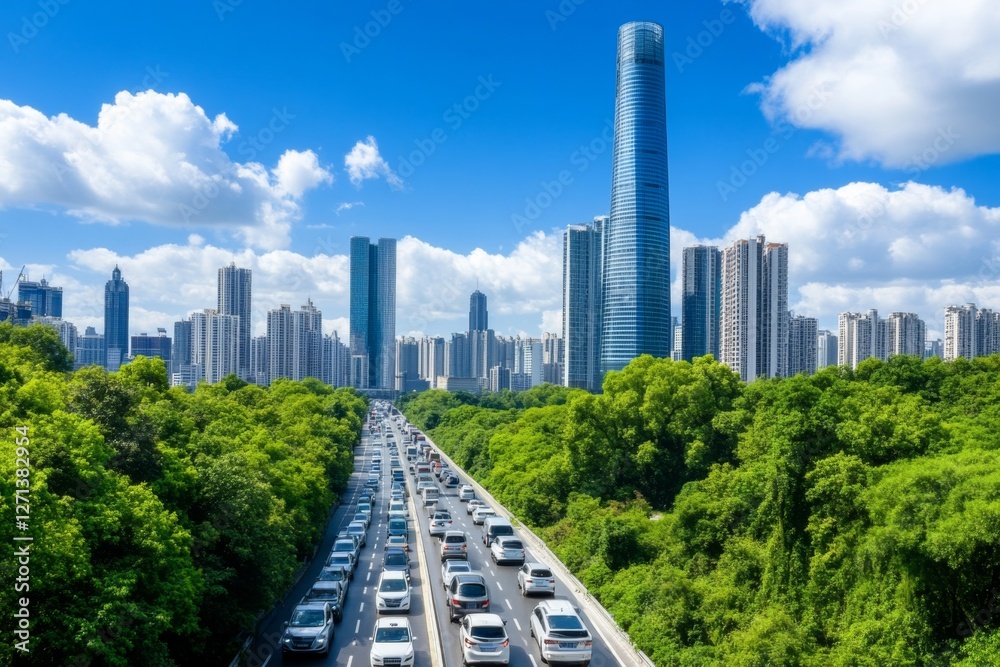 A city planner collecting traffic data to improve urban transportation systems A city planner collecting traffic data to improve urban transportation systems