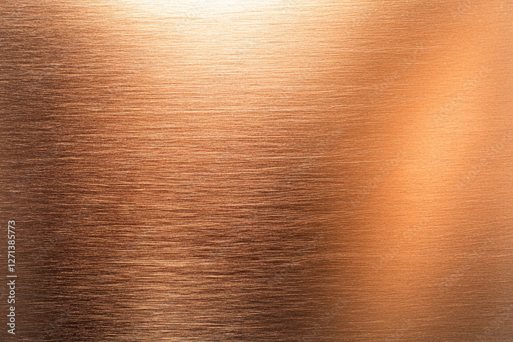 Reflective copper surface showcasing metallic sheen and texture Reflective copper surface showcasing metallic sheen and texture