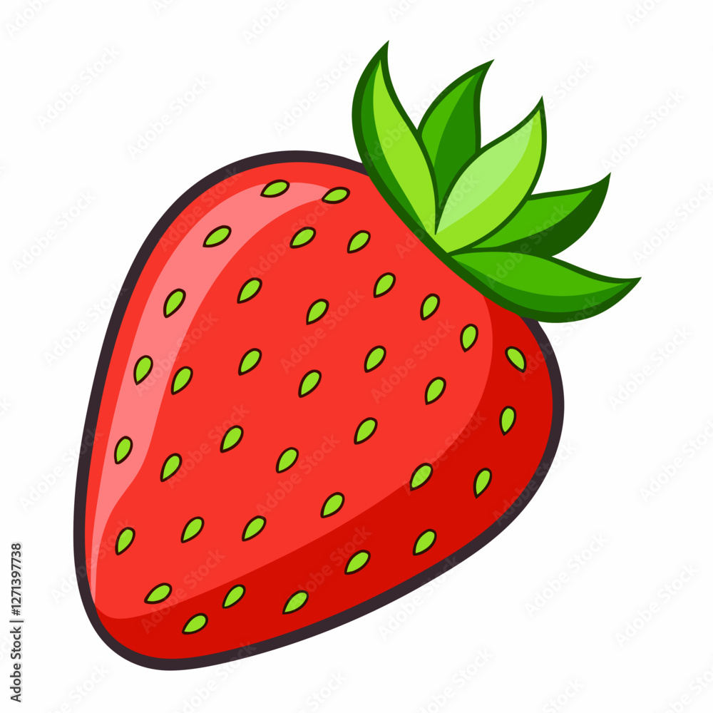 strawberry isolated on white strawberry isolated on white