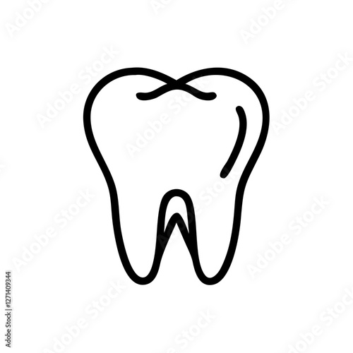 Tooth Dental Care Icons – Oral Hygiene, Dentist Tools & Healthy Teeth Symbols