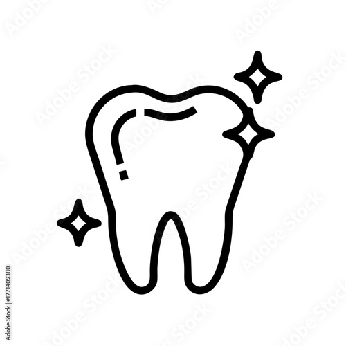 Tooth Dental Care Icons – Oral Hygiene, Dentist Tools & Healthy Teeth Symbols