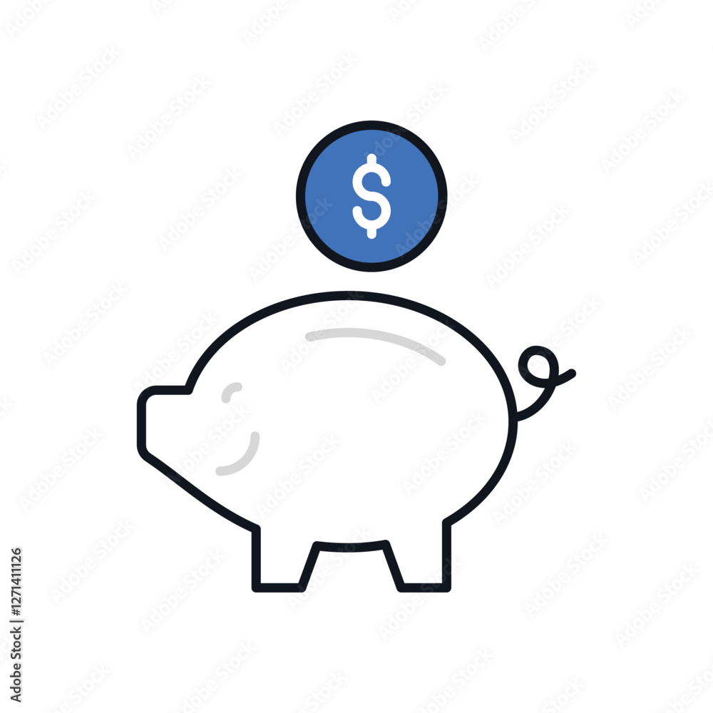 Obraz premium Save Money vector icon