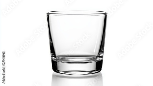 Wallpaper Mural Empty glass on white background Torontodigital.ca