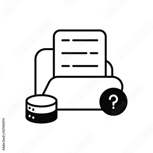 Data Anonymization icons vector stock illustration
