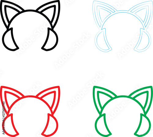 Simple icon set, hand holding pen, writing document, minimalist design, black and white, red and green variations, line drawing style, business concept, note-taking illustration, contract signing symb
