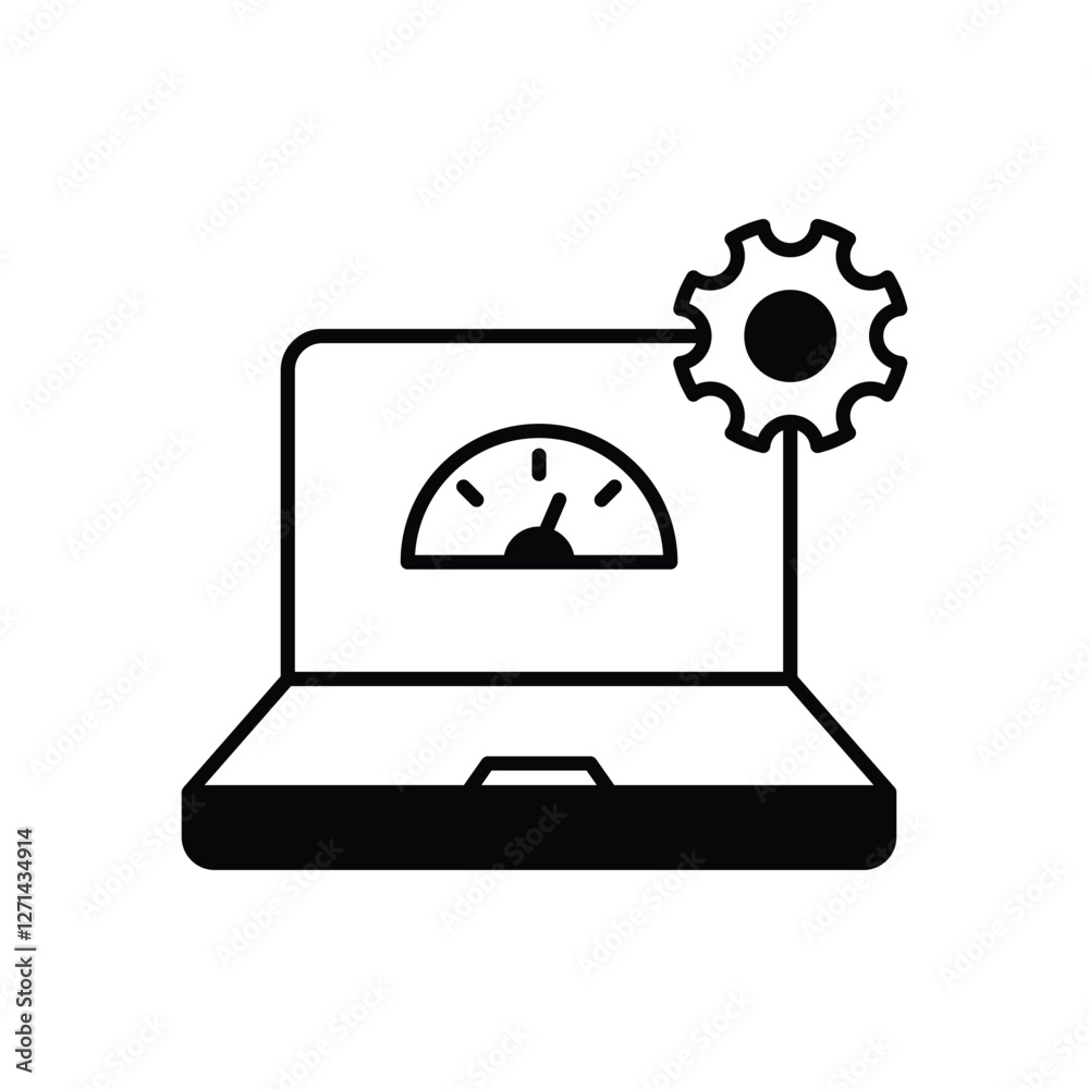 Performance Dashboard icons vector stock illustration