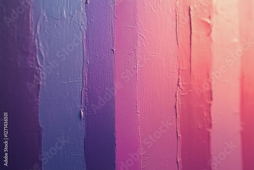 Colorful fabric waves flowing together in a beautiful pattern and blend of so...