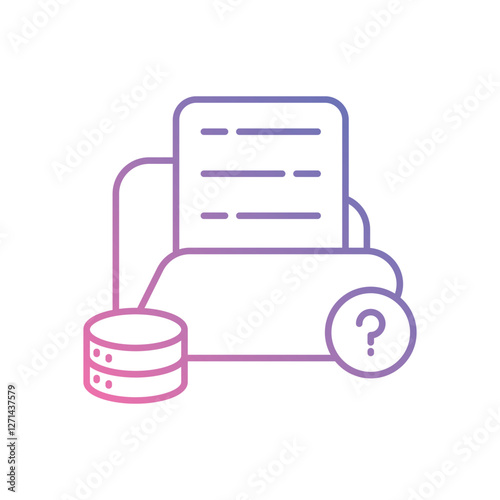 Data Anonymization icons vector stock illustration