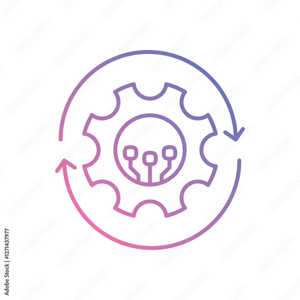 Responsible Ai icons vector stock illustration Responsible Ai icons vector stock illustration