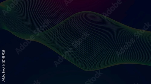 abstract blue wave background