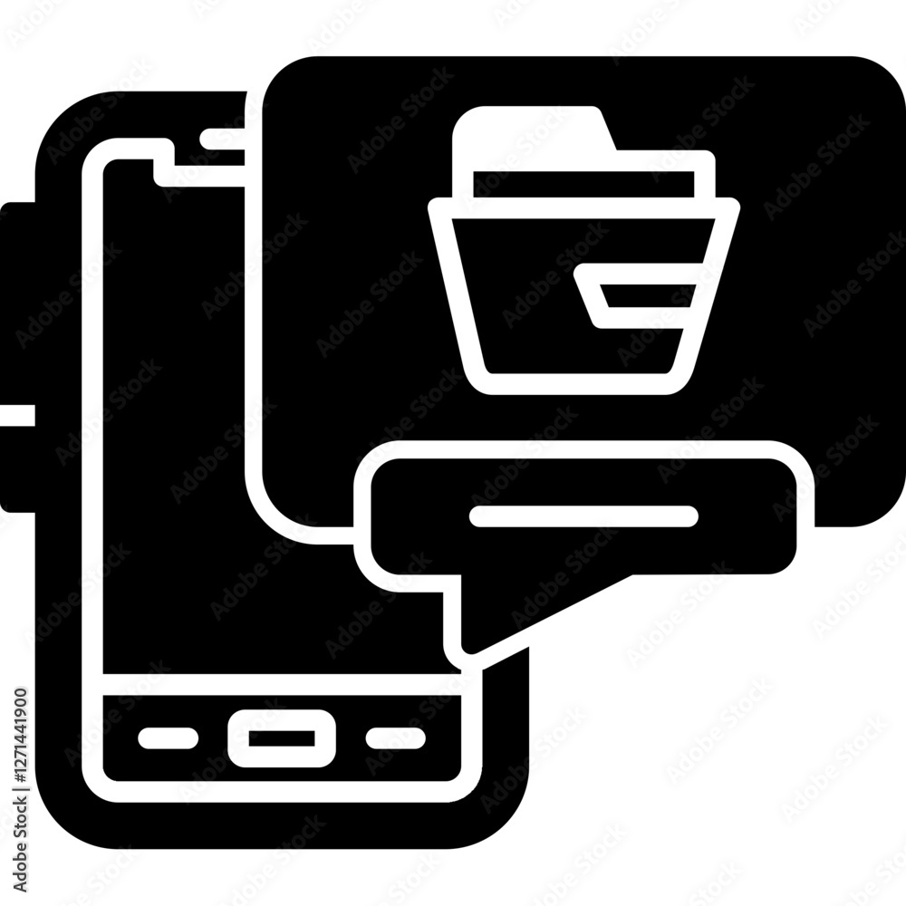 Mobile Folder Icon Mobile Folder Icon