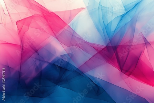 Swirling waves of color create a tranquil atmosphere in abstract artwork