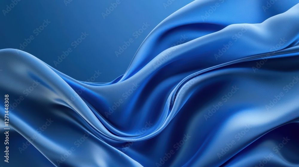 Obraz premium Illustration of a blue background