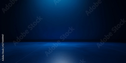 Abstract Blue Studio Background for Product Presentation