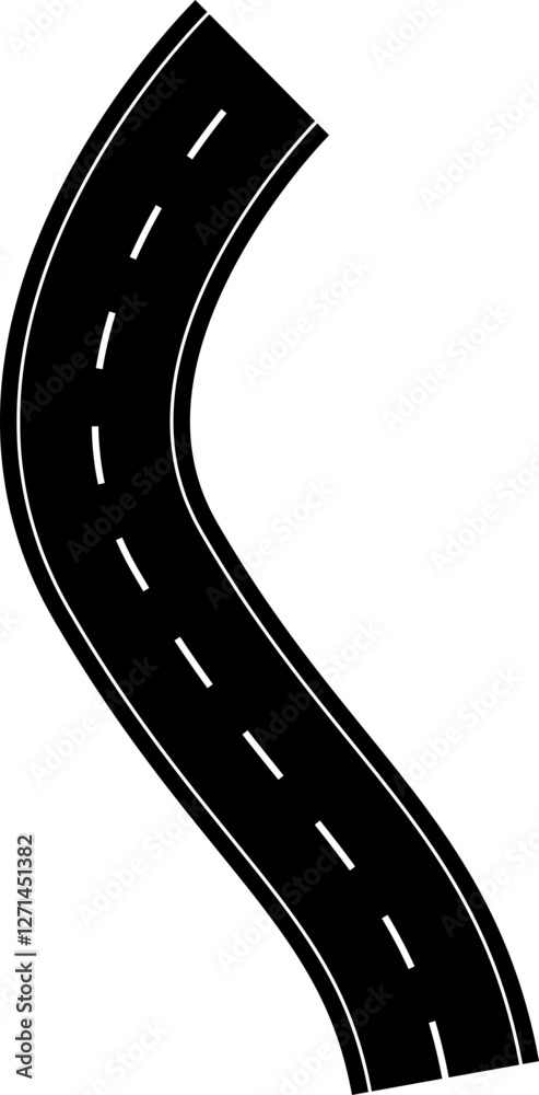 Fototapeta premium Road Illustration Vector