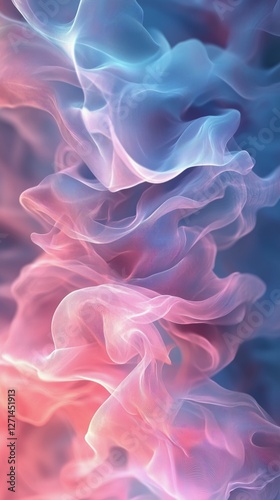 Colorful smoke swirls mixing in a dreamy haze during a vibrant artistic display