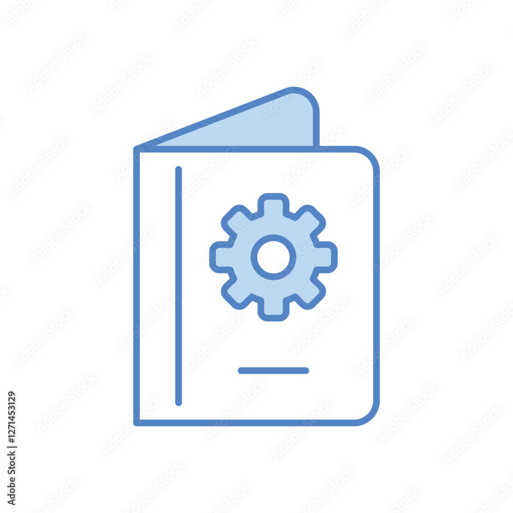 Seo Passport vector icon Seo Passport vector icon