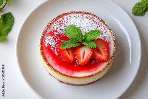  strawberry crame bralae top-down photo