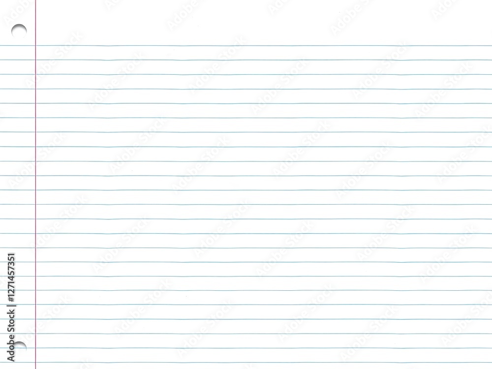 Aged Notebook Page with Lines for Writing Aged Notebook Page with Lines for Writing