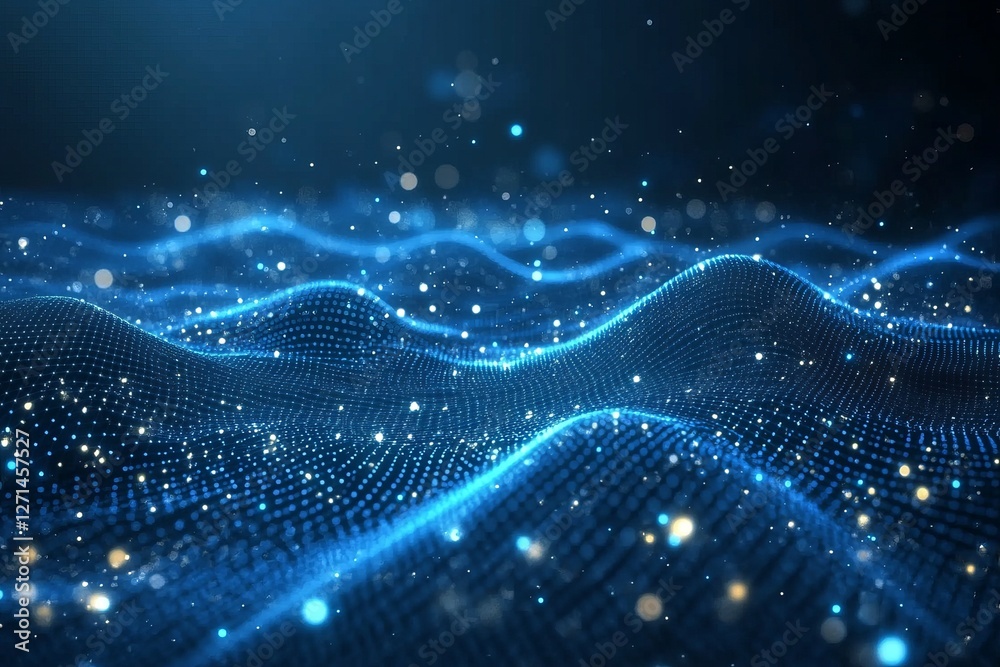Abstract Blue Digital Network Background, Connecting Dots of Technology, Abstract blue background with diagonal lines and glowing dots, a modern vector design for a technology or business presentation Abstract Blue Digital Network Background, Connecting Dots of Technology, Abstract blue background with diagonal lines and glowing dots, a modern vector design for a technology or business presentation