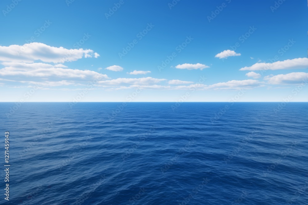 Obraz premium arafly view of a large body of water with a sky background