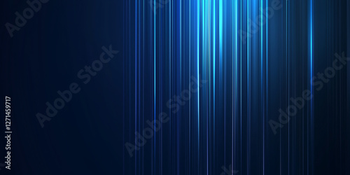Abstract Blue Light Streaks Background Image