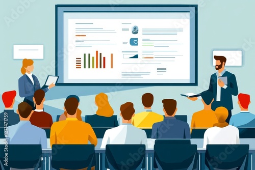 Elearning Video Conference Presentation Meeting, 