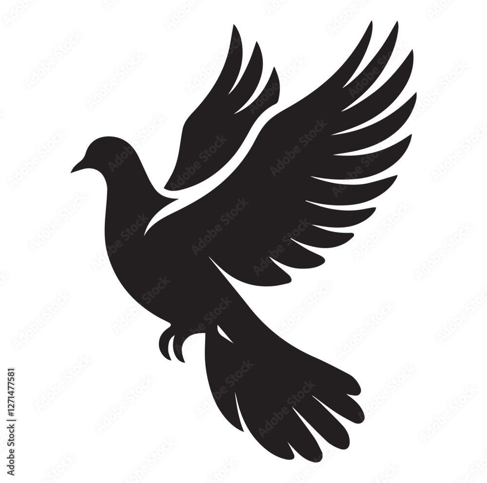 Fototapeta premium Black dove