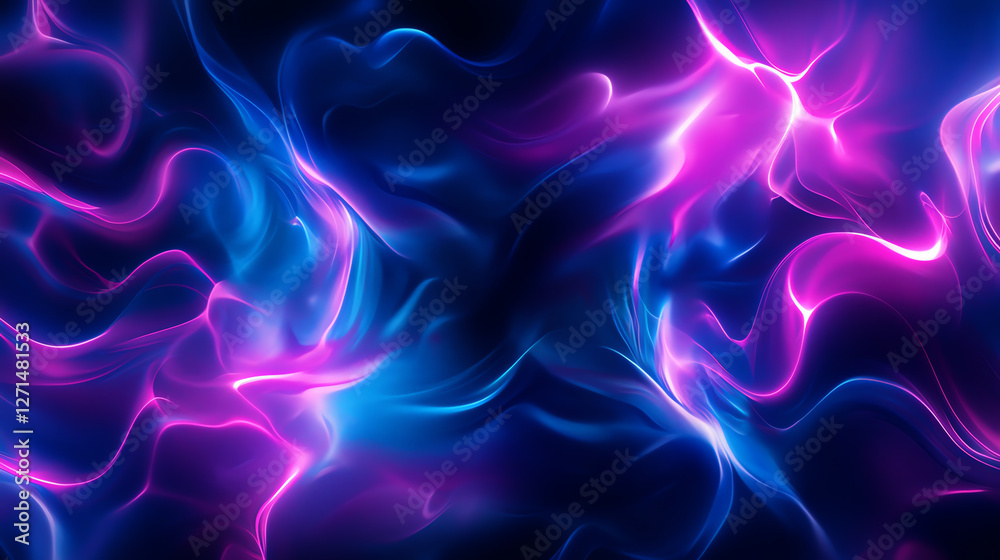 A vibrant, abstract background featuring swirling waves of blue and pink light, perfect for creative projects, digital art, or promotional materials that require a dynamic aestheti A vibrant, abstract background featuring swirling waves of blue and pink light, perfect for creative projects, digital art, or promotional materials that require a dynamic aestheti
