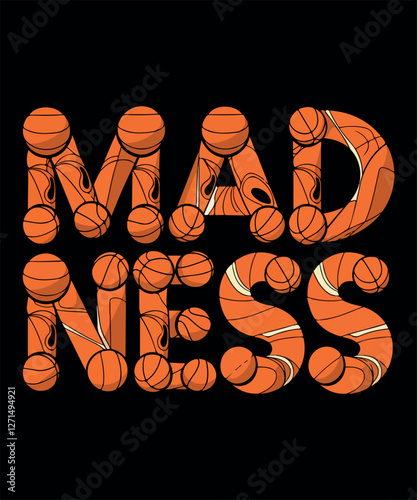"Madness T-Shirt Design – Unique & Trendy Graphic Tees for Bold Styles"