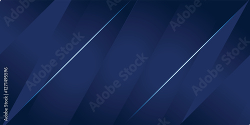Abstract futuristic dark blue background with light and shadow. Eps10 vector