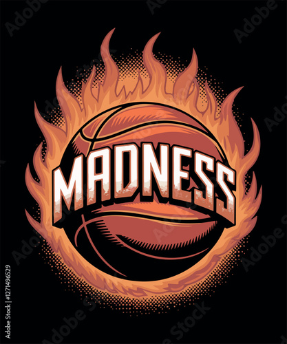 "Madness T-Shirt Design – Unique & Trendy Graphic Tees for Bold Styles"