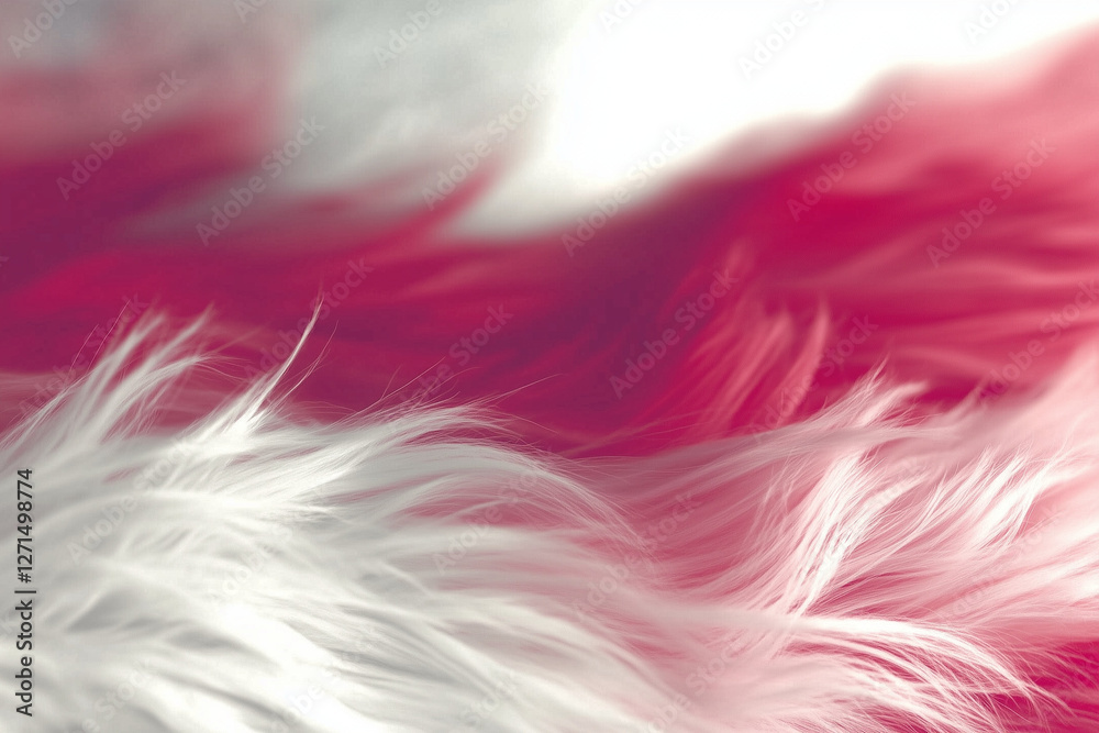 Obraz premium red hair texture