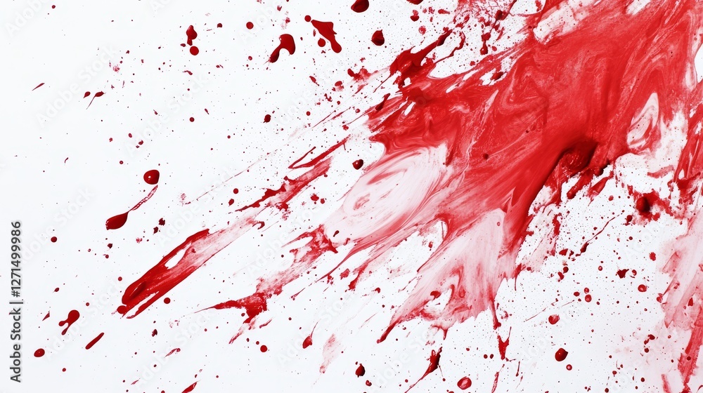 splashes of paint on a white background splashes of paint on a white background