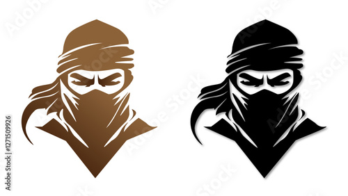 Vector Illustration Of  Ninja