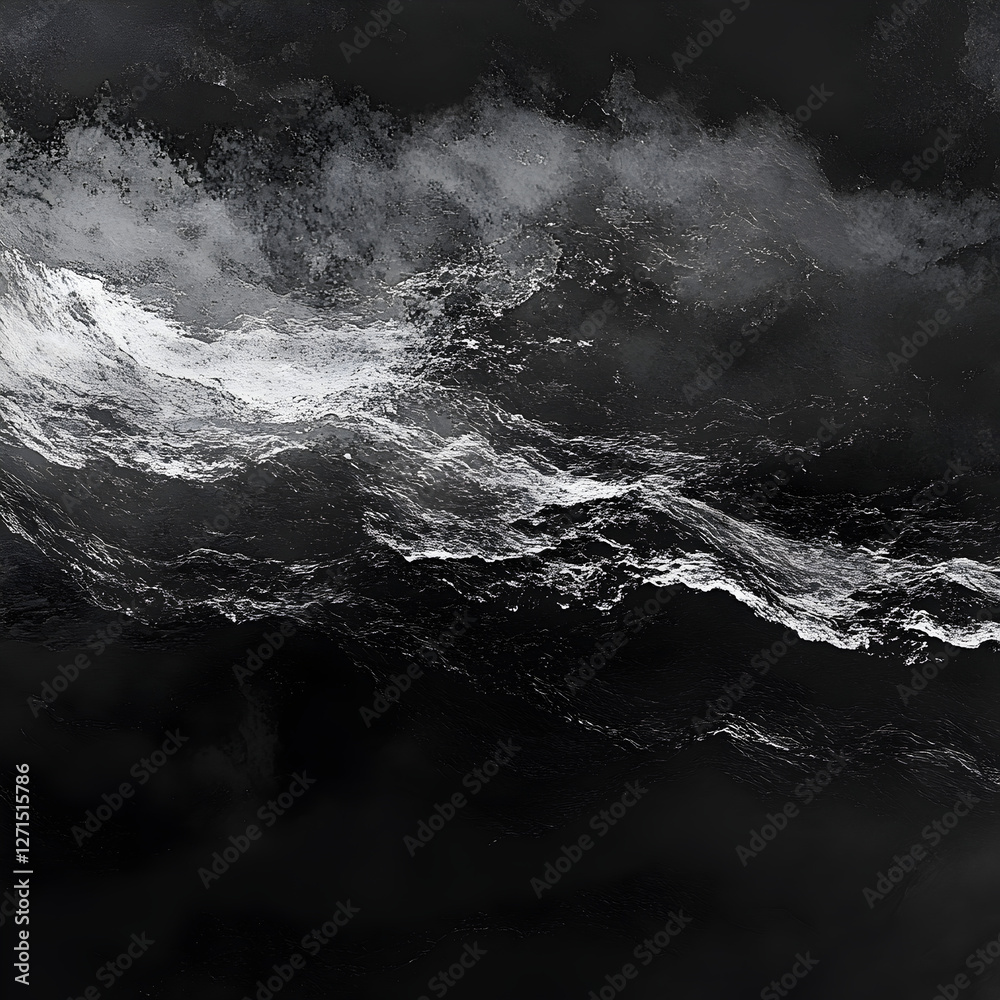Obraz premium water splash on black background