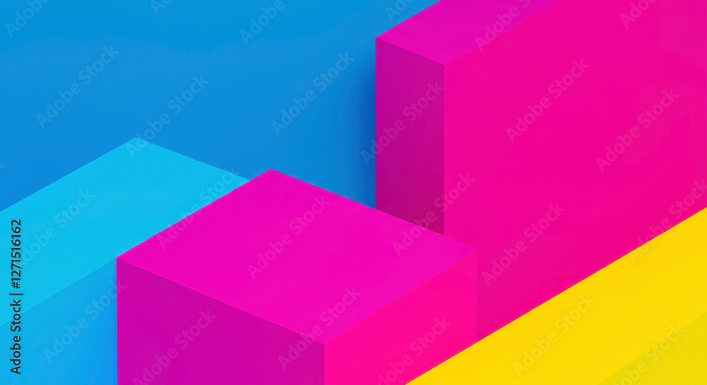 Geometric Shapes: An abstract composition of vibrant geometric shapes, showcasing a modern design with bold colors and clean lines. Geometric Shapes: An abstract composition of vibrant geometric shapes, showcasing a modern design with bold colors and clean lines.