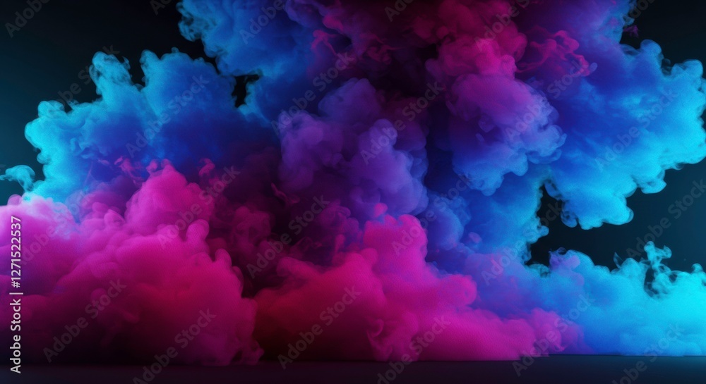 Abstract smoke explosion: The image showcases a vibrant, dynamic display of colored smoke billowing outwards, creating an abstract and captivating visual experience. Abstract smoke explosion: The image showcases a vibrant, dynamic display of colored smoke billowing outwards, creating an abstract and captivating visual experience.