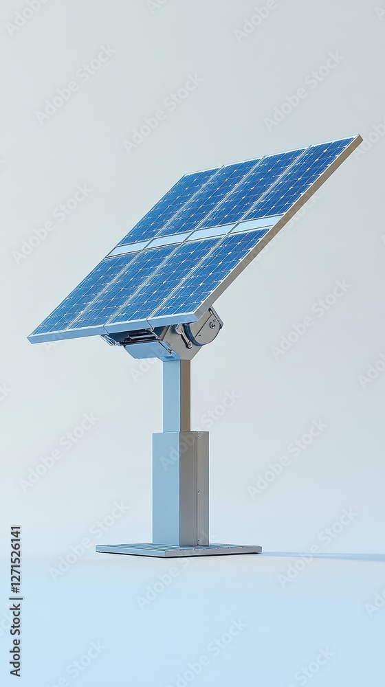 Single Axis Tracking Solar Panel System on a Stand Single Axis Tracking Solar Panel System on a Stand