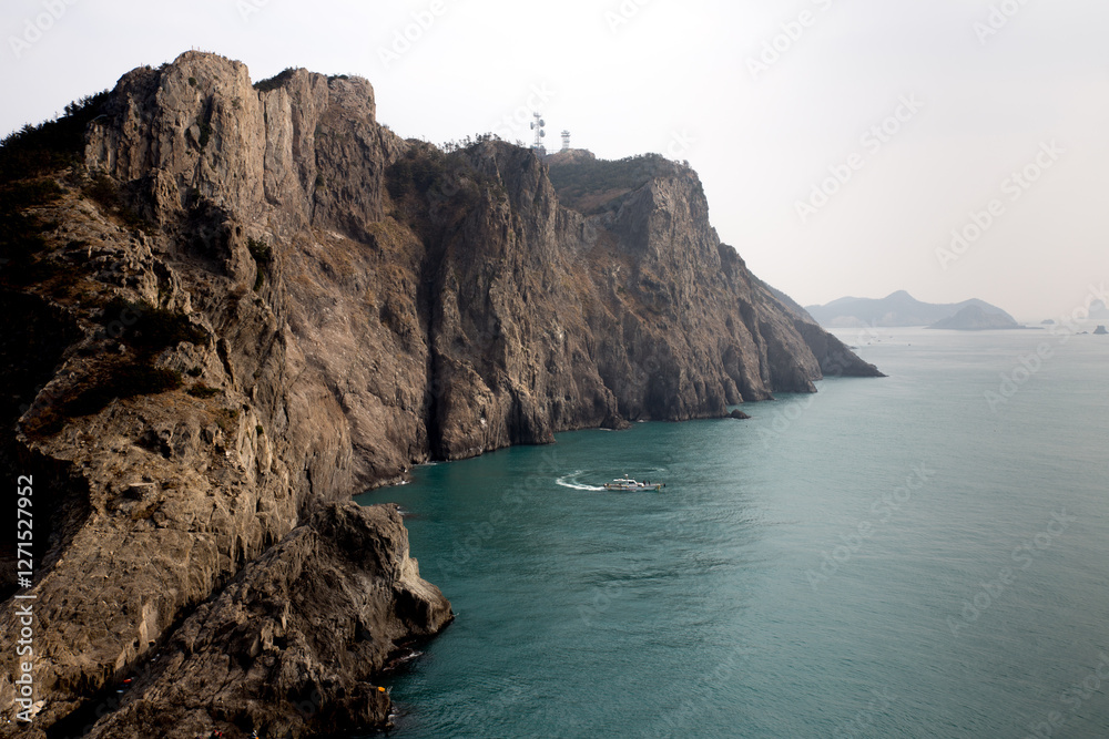 Fototapeta premium Navarone Cliffs of Chujado Island